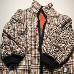 Veronica Beard Shanna Reversible Puffer Coat Multi - Size Medium